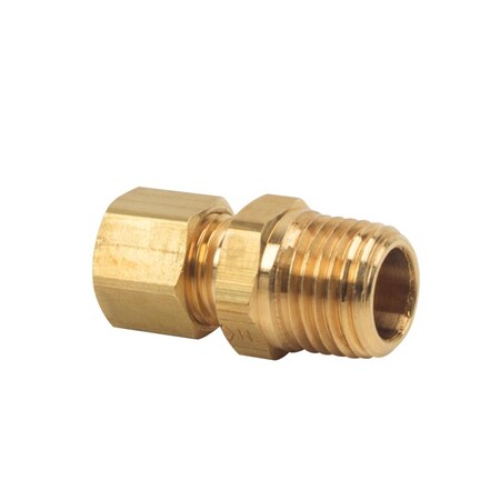 Thrifco Plumbing No. 68 1/8 Inch x 1/8 Inch Lead-Free Brass Compression MIP Adapter 9468001